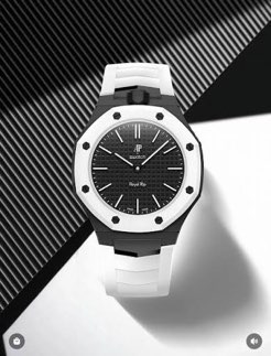 Monochrome Pop Swatch replacement band — Royal Pop collection
